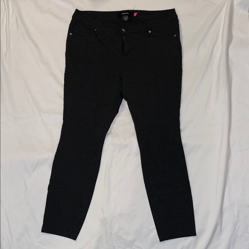 Torrid skinny pants dark gray
